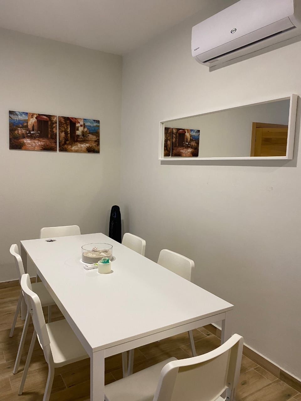 Apto con vista a jardines